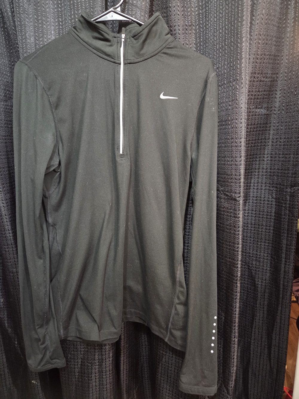 Nike Black Dri-FIT Quarter Zip Pullover SIZE MED - Picture 2 of 4